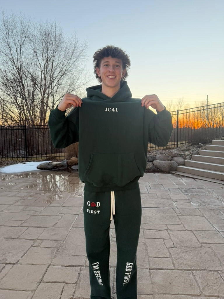 God First I'm Second Sweat Set (Hoodie)